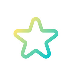 Star Pixel Perfect Gradient Linear Ui Icon