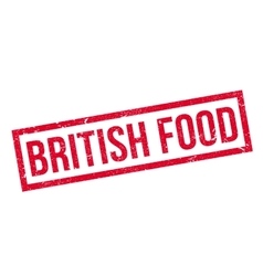 British Food Rubber Stamp