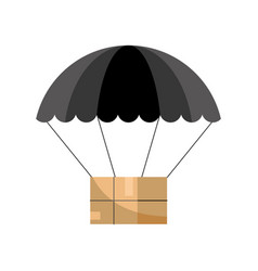 Delivery Box In Parachute