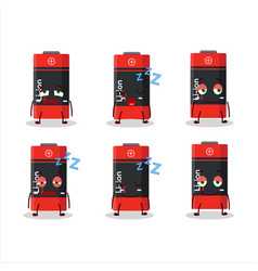 Character Li Ion Battery With Sleepy Expression