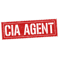 Cia Agent Grunge Rubber Stamp