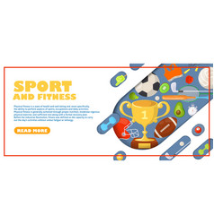 Sport And Fitness Landing Page Header