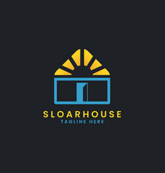 Solar House Logo And Icon