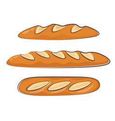 Baguette Bread Cartoon