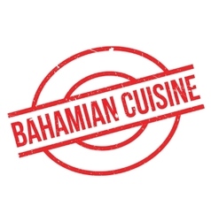 Bahamian Cuisine Rubber Stamp