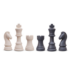 3d Chess Rook King Knight Set Of Shapes