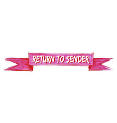 Return To Sender Ribbon