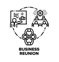 Business Reunion Concept Black