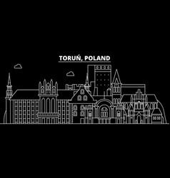 Torun Silhouette Skyline Poland