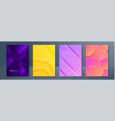 Abstract Colorful Design For Poster Template