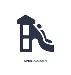 Kindergarden Icon On White Background Simple