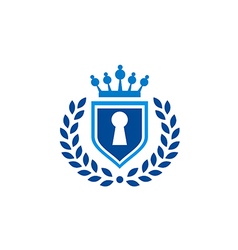 Secure Shield Law Tax Emblem Logo