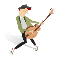 Cartoon Guitar Player