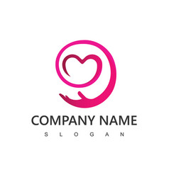 Heart And Hand Logo Health Care Logo Charity Logo