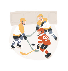 Kids Hockey Game Abstract Concept