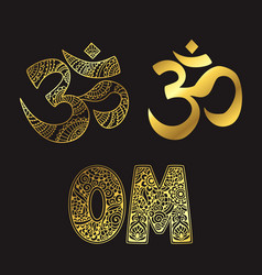 Om Yoga Logo Esoteric Art