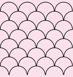 Pink Scales Seamless Background Pattern