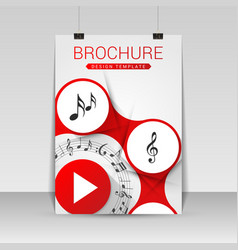 Music Brochure Cover Design Flyer Poster Booklet