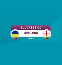 Ukraine Vs England Match Football 2020