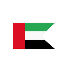 Flag Of The United Arab Emirates Or Uae