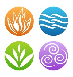 Four elements Royalty Free Vector Image - VectorStock