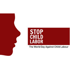 World Day Against Child Labor Concept Template