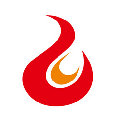 Fire Flame Logo Template Icon