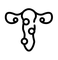 Pathology Cervix Line Icon