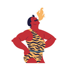 Circus Fire Eater Character