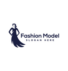 Fashion Model Logo Icon Design