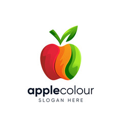 Colorful Apple Logo Design