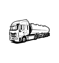 Fuel Tanker Truck Clipart Stock Semi