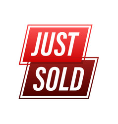 Just Sold Icon Emblem Label