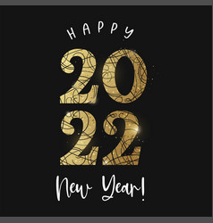 New Years Template With Gold And Glitter Font