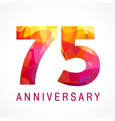 75 Anniversary Red Logo