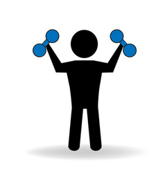 Fit Man Working Out Icon