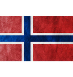 Grunge Flag Norway