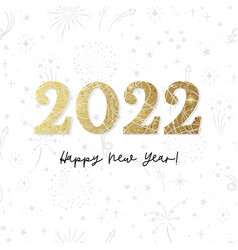 New Years Template With Gold And Glitter Font