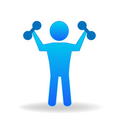 Fit Man Working Out Icon