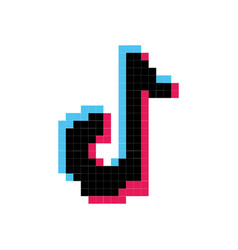 Pixel Tik Tok Icon