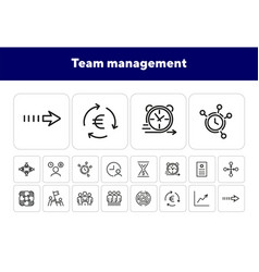 Team Management Icons