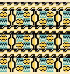 Ethnic Seamless Pattern Cloth Kente Tribal Print