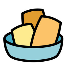 Fried Product Icon Flat