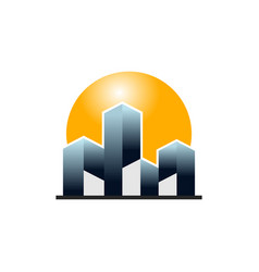 Sun Building Logo Icon