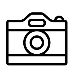 Camera Thick Line Icon