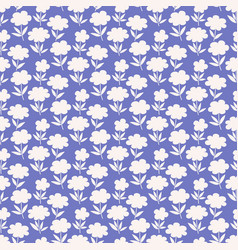 Ditsy Style Fabric Floral Seamless Pattern