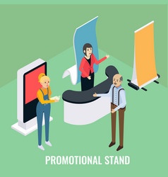 Promotional Stands Sales Promoters Advertising