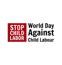 World Day Against Child Labor Concept Template