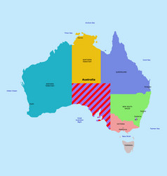 Southern Territory On Australia Map