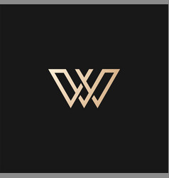 W Logo Design Template